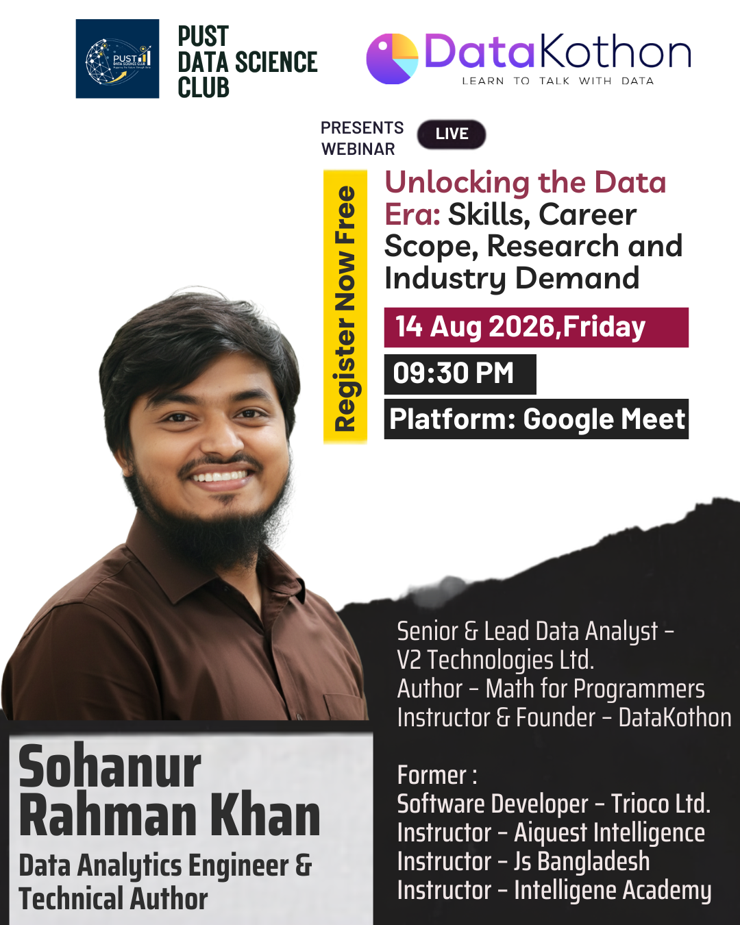 Live Webinar 1: Unlocking the Data Era